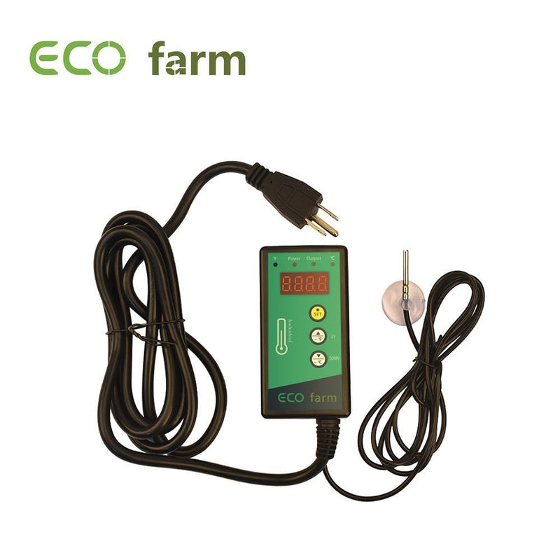ECO Farm Termostato Digital de Estera Térmica de Plántulas Controlador de Temperatura de Invernadero