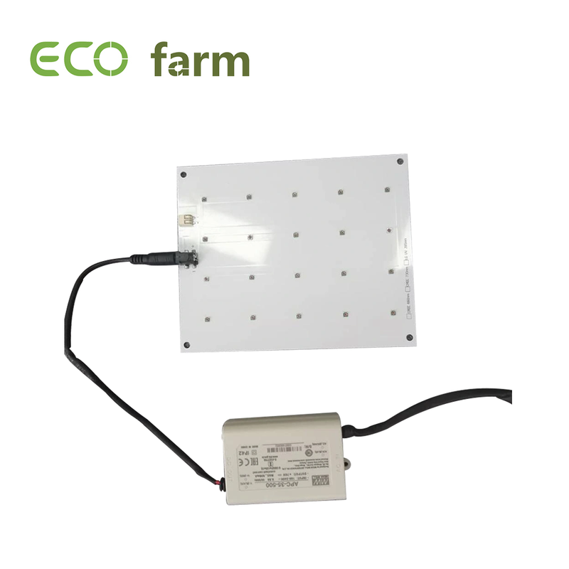 ECO Farm 30W Quantum Board Chips CREE Rojo + Rojo Lejano Potenciador de Floración Luz LED Cultivo Recién Actualizado  (UV395nm)