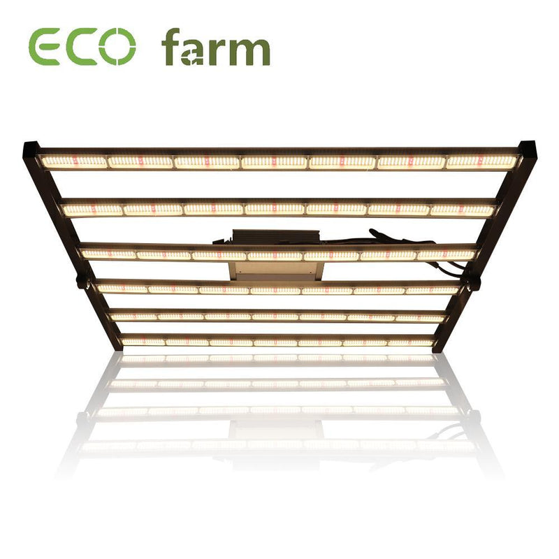 ECO Farm 630W Barras de Luz LED Cultivo Plegables de Ciclo Completo con Chips Samsung 301H+ Osram y Driver Meanwell HLG-600H