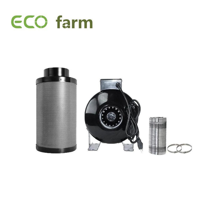 ECO Farm 4 Pulgadas Sistema de Ventilación para Kit de Armario de Cultivo
