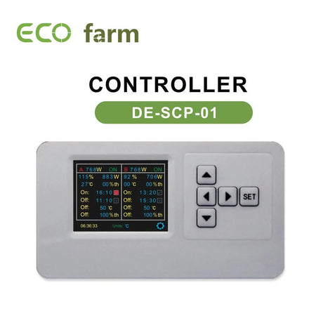 ECO Farm Smart LED Grow Light Controller System para invernadero
