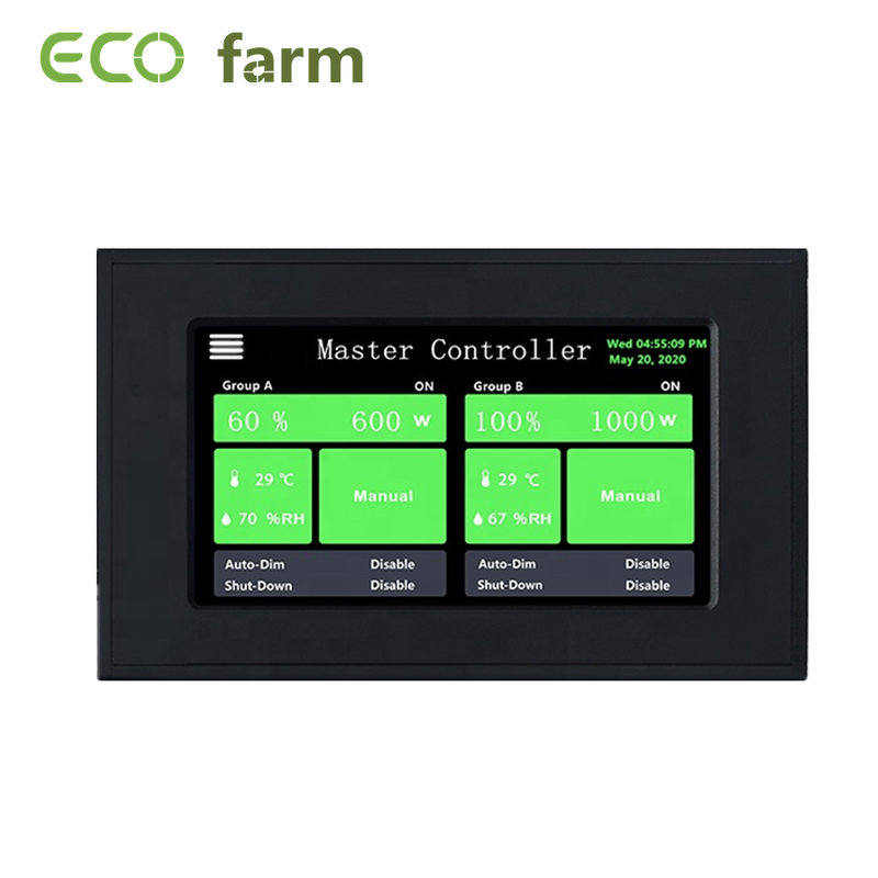 ECO Farm 0-10V Controlador Inteligente Regulable para Luz LED Cultivo y HPS con Doble Canal