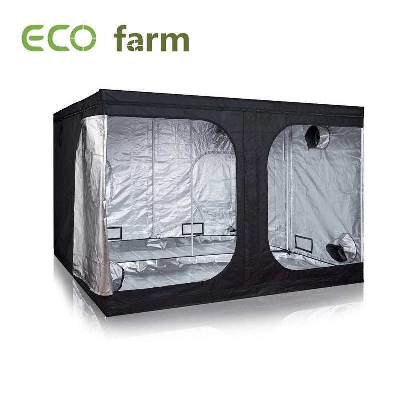 ECO Farm 10*10 Pies (120*120*80 Pulgadas/ 300*300*200 CM) 600D Armario de Cultivo Reflectante de Mylar para Jardín Interior