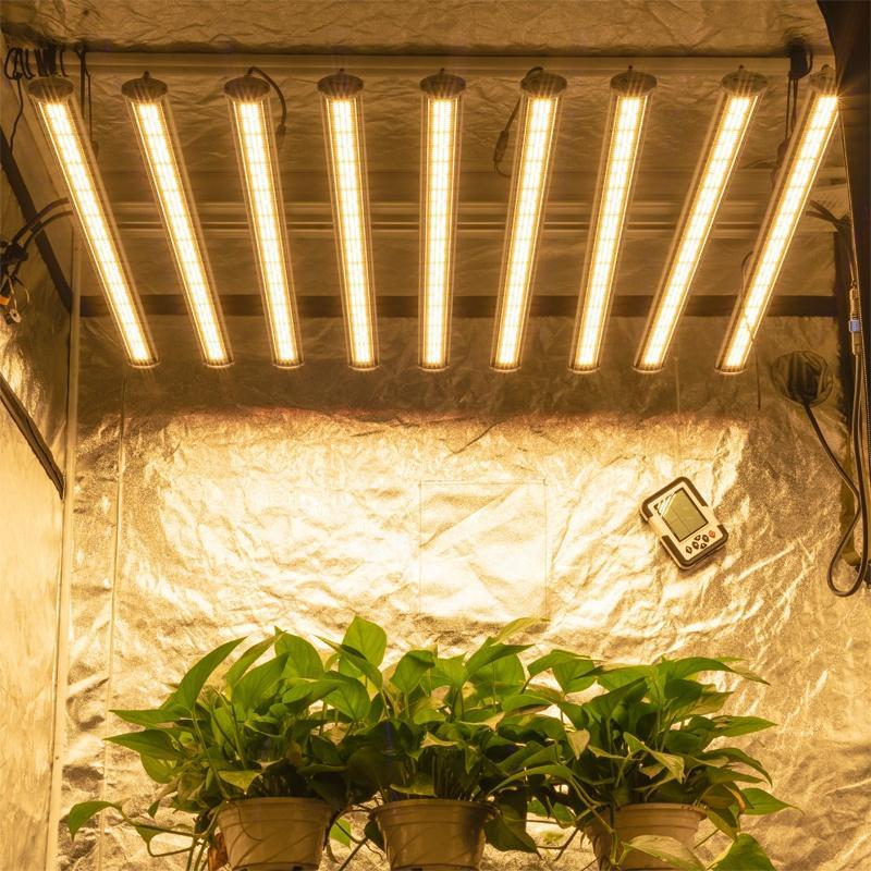 ECO Farm 240W/320W/480W/660W Barras de Luz LED Cultivo Plegable Impermeable con Chips Osram Espectro Completo