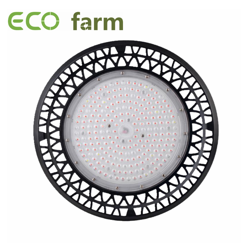 ECO Farm 3,3'x3,3' Kit Esencial de Armario de Cultivo de Hidroponía - 100W x 2 Piezas UFO Luz de Cultivo