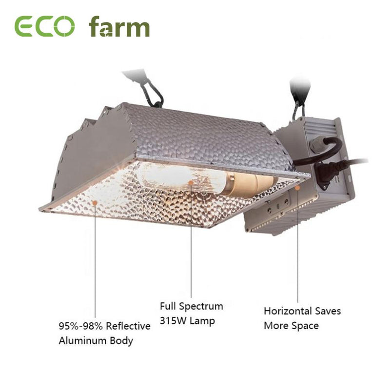 ECO Farm 315W CMH Kit de Luz de Cultivo de 95% Reflectividad