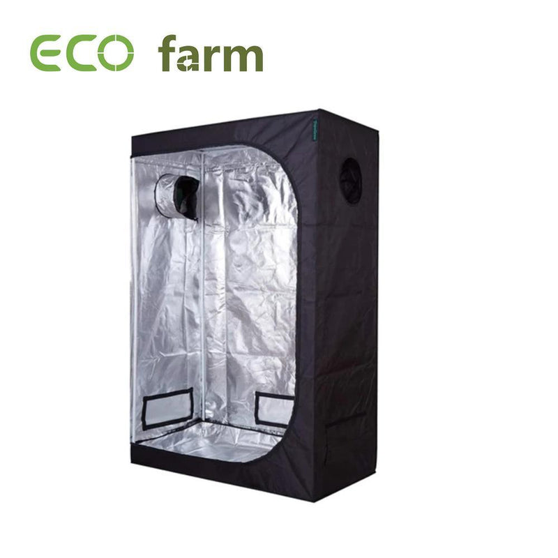 ECO Farm 4*2Pies (48*24*60 Pulgadas/ 120*60*150 CM) 600D Armario de Cultivo Jardín Interior Reflectante de Mylar