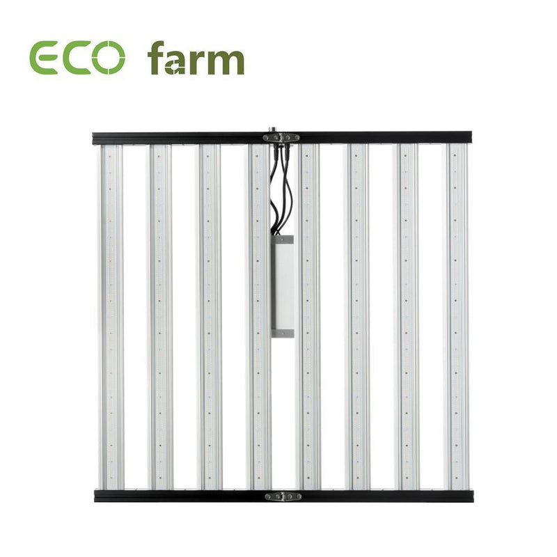 ECO Farm 640W Barras de Luz LED Cultivo Plegable Regulable con Chips Samsung 301H / 301B + Driver Meanwell UV + IR