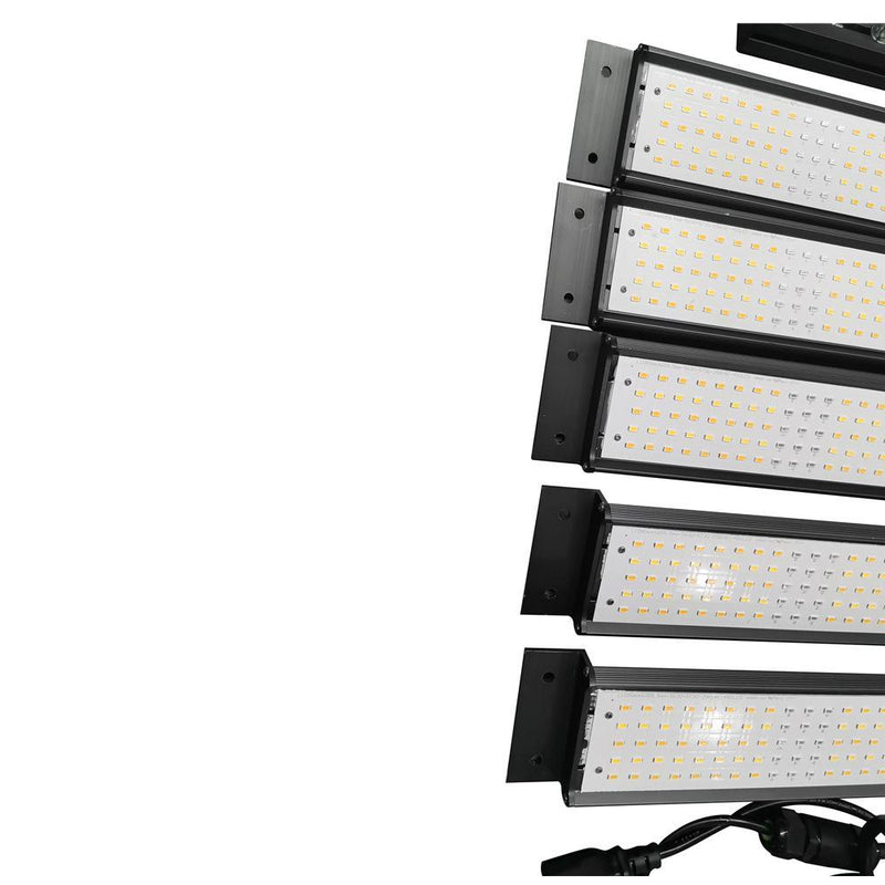 ECO Farm 600W Barras de Luz LED Cultivo con Chips Samsung+UV IR Alta Eficiencia para Invernadero Hidropónico
