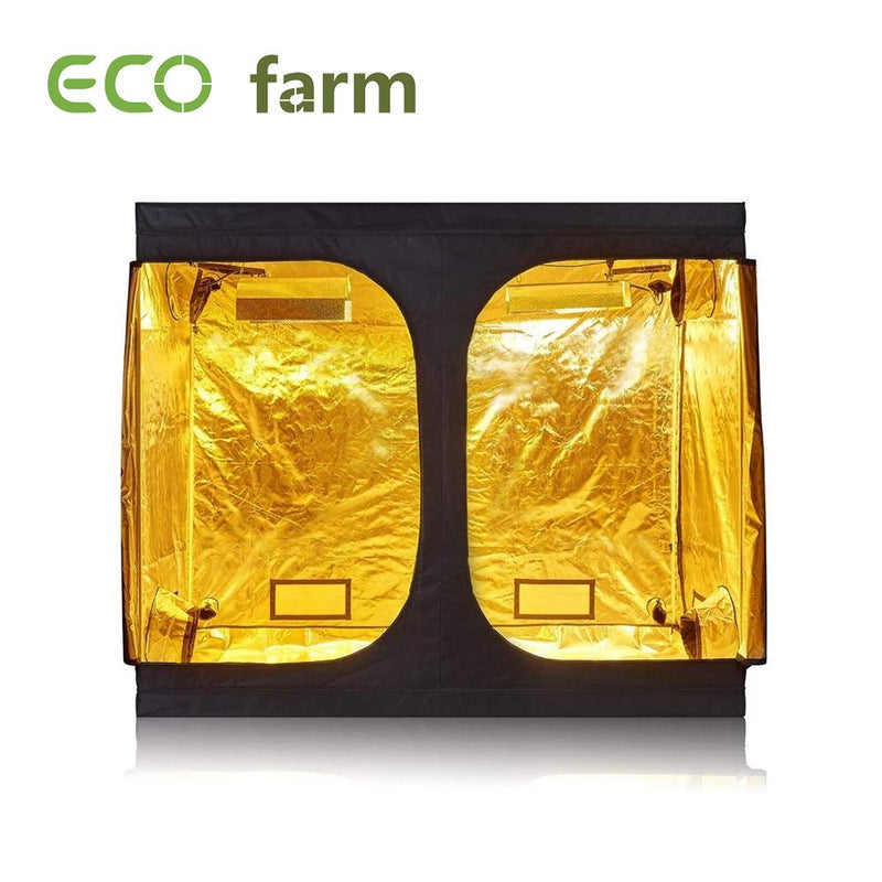 ECO Farm 8*4Pies (96*48*80 Pulgadas/ 240*120*200 CM) 600D Armario de Cultivo Reflectante de Mylar para Jardín Interior